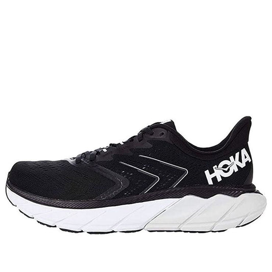(WMNS) HOKA ONE ONE Arahi 5 Wide 'Black White' 1115013-BWHT