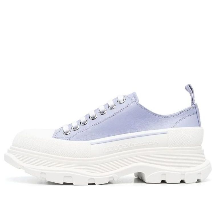(WMNS) Alexander McQueen Tread Slick Sneakers 'Blue White' 702042WHZ625439