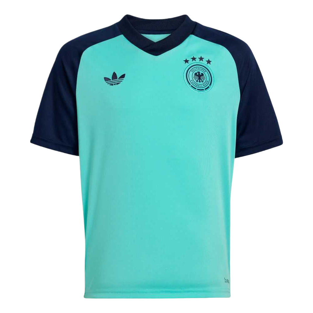 (GS) adidas Germany 26 Away Pre Match Jersey Asia Sizing 'Flash Aqua' JZ4580