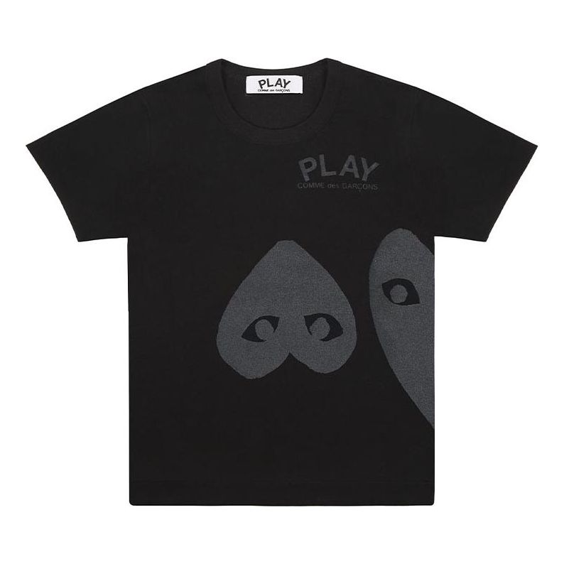 COMME des GARCONS PLAY Three Hearts T-Shirt 'Black' AZ-T196-051-1