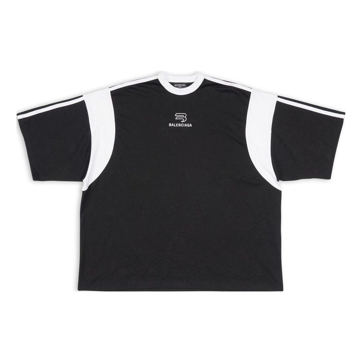 Balenciaga Sporty B T-Shirt Boxy Fit 'Black White' 699182TMVC41070