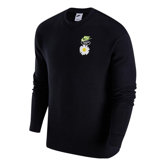 Nike HBR Statement Sweater 'Black White' HJ0836-010
