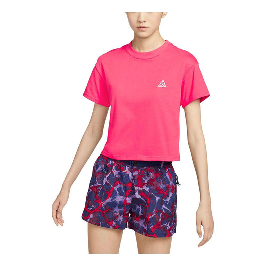 (WMNS) Nike x ACG Dri-FIT ADV T-shirt 'Neon Pink' FD2717-850