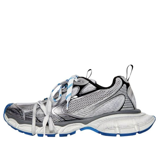 Balenciaga 3XL Sneakers ' Grey, White and Blue Mesh and Polyurethane' 734734W3XL51214