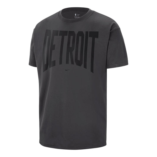 Nike Detroit Pistons Peak Travel T-Shirt 'Dark Charcoal' IU1334-099 - Nike Professional Edition