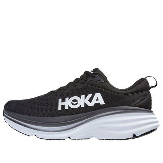 (WMNS) HOKA ONE ONE Bondi 8 'Black White' 1127952-BWHT