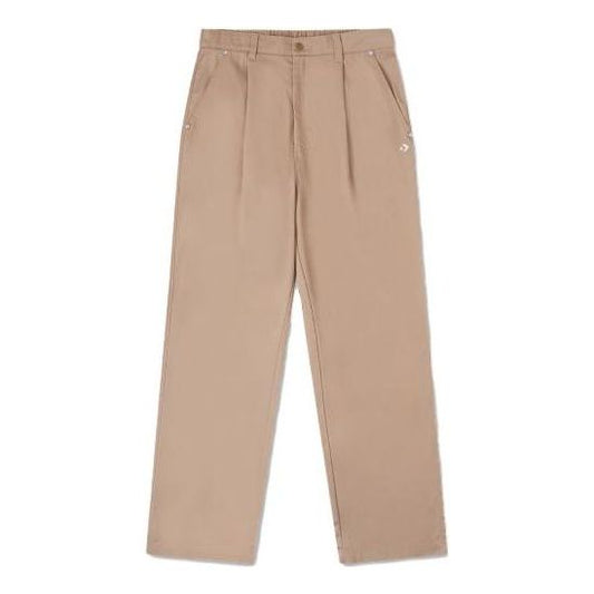 Converse Logo Skate Straight Pants Asia Sizing 'Tan' 10026552-A02