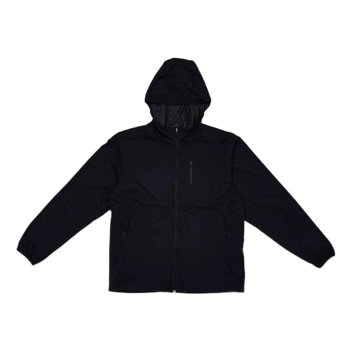 New Balance MET24 Packable Light Jacket Asia Sizing 'Black' AMJ25004-BK
