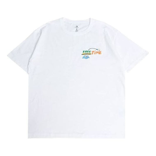 Converse Summer Fishing T-Shirt Asia Sizing 'White' 10027222-A01