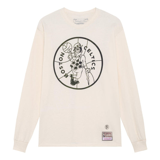 Mitchell & Ness Uninterrupted Celtics Long Sleeve T-shirt 'White' BMLNMO20198-BCEOWGN