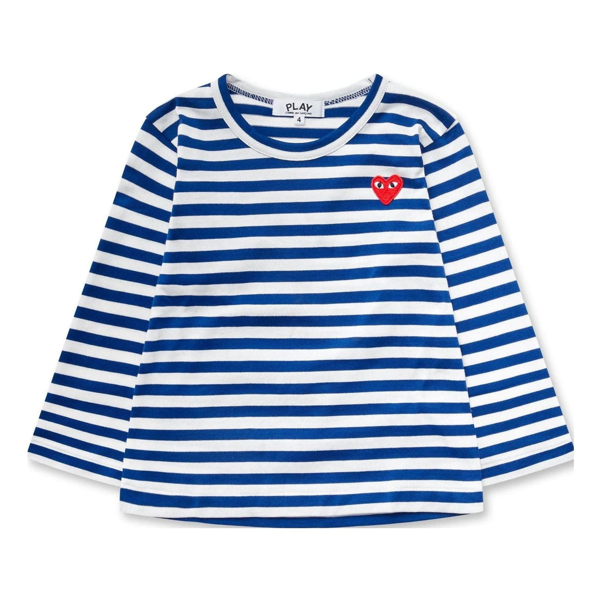 (GS) COMME des GARCONS PLAY Long Sleeve Stripe T-shirt 'Blue' AZ-T663-100-1