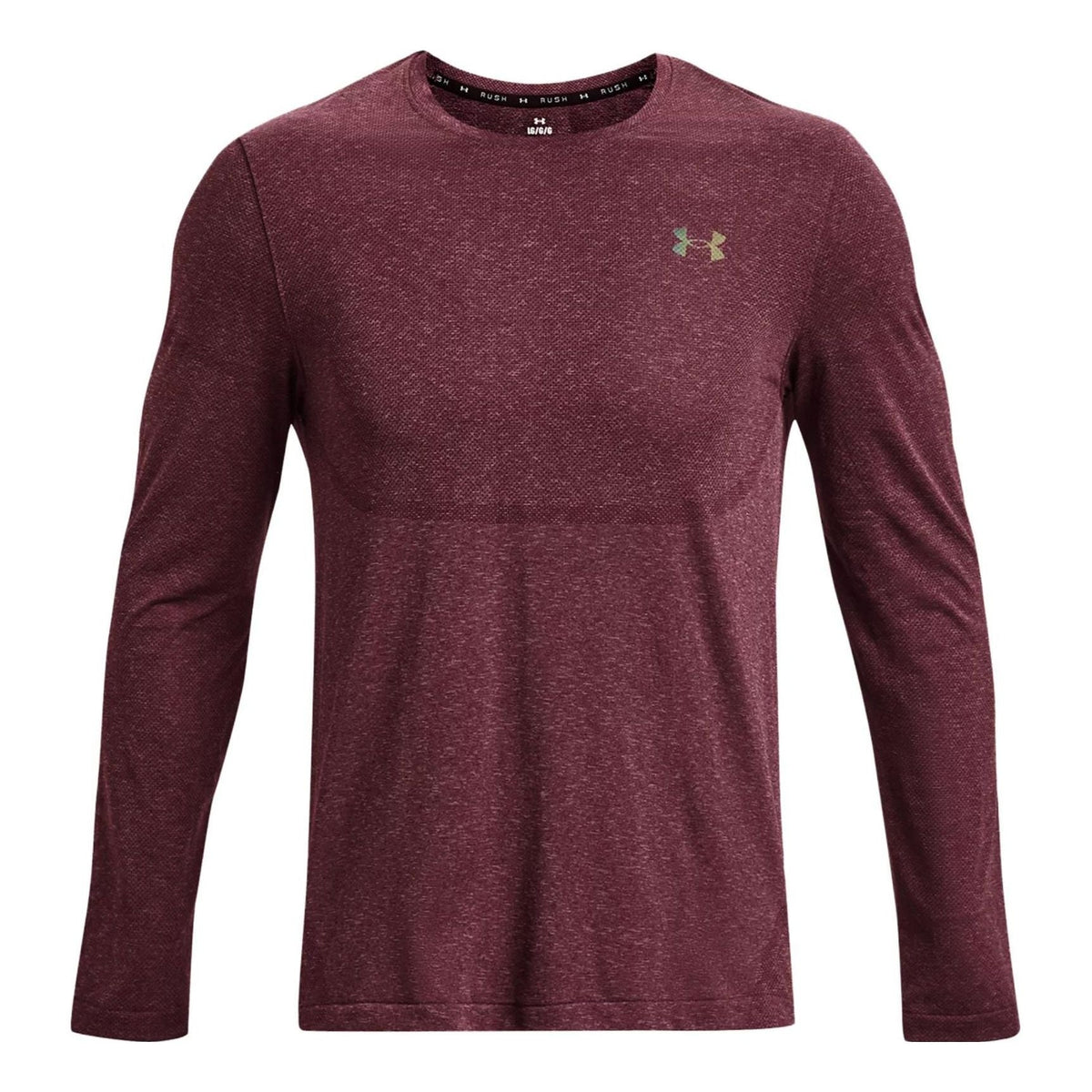 Under Armour Rush Seamless Legacy Long Sleeve T-shirt 'Burgundy' 1379282-600