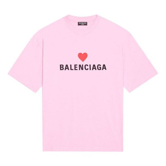 Balenciaga Qixi T-Shirt 'Pink' 612966TLVC31401