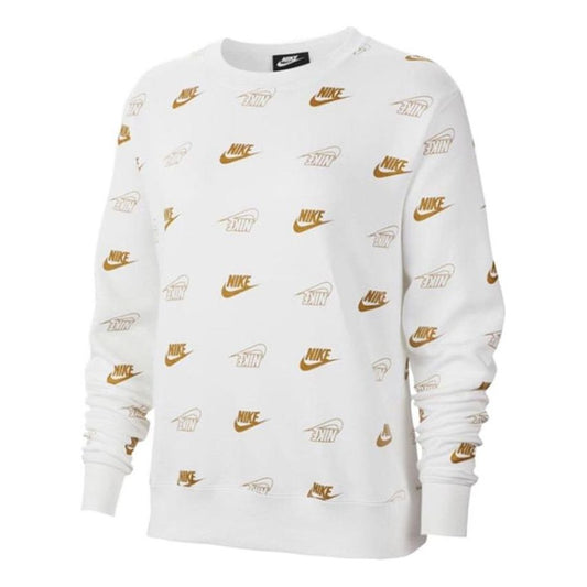 (WMNS) Nike Sportswear Crew Shine Sweatshir 'White' BV4995-100