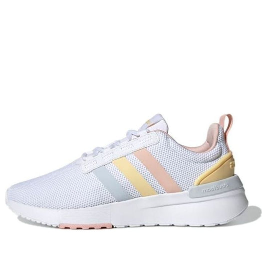 (GS) adidas Racer TR21 Shoes 'White Halo Blue Pink' GY3395