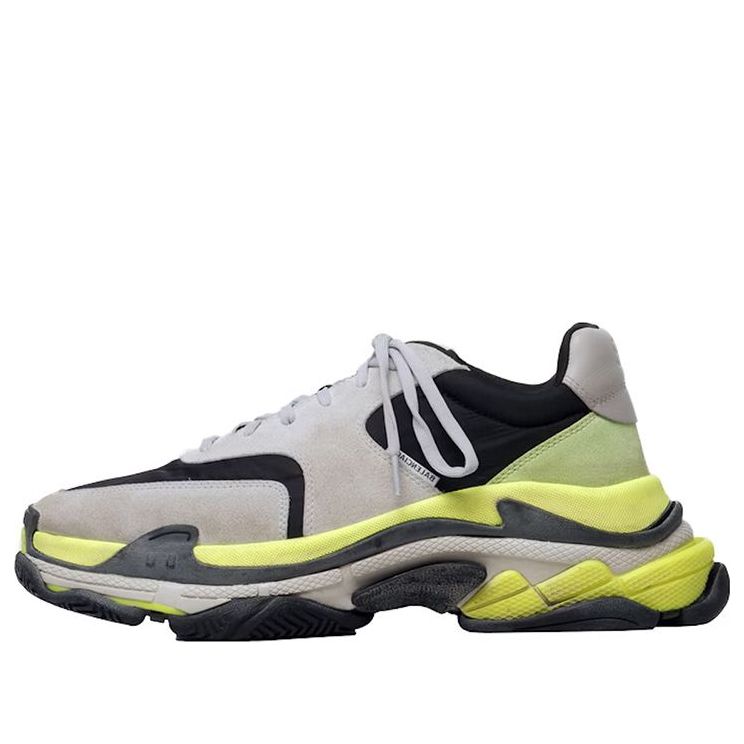 Balenciaga Triple S Sneakers 'Light Grey Neon Yellow' 533888W09T21293
