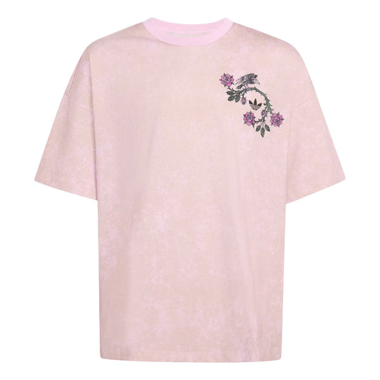 (GS) adidas x Disney Villains Oversized Washed GFX T-Shirt Asia Sizing 'Orchid Fusion' KR4662