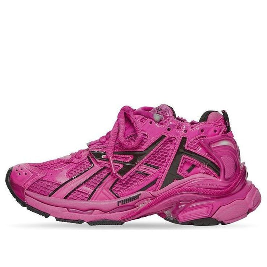 (WMNS) Balenciaga Runner Sneakers 'Fuchsia Mesh and Nylon' 677402W3RB25510