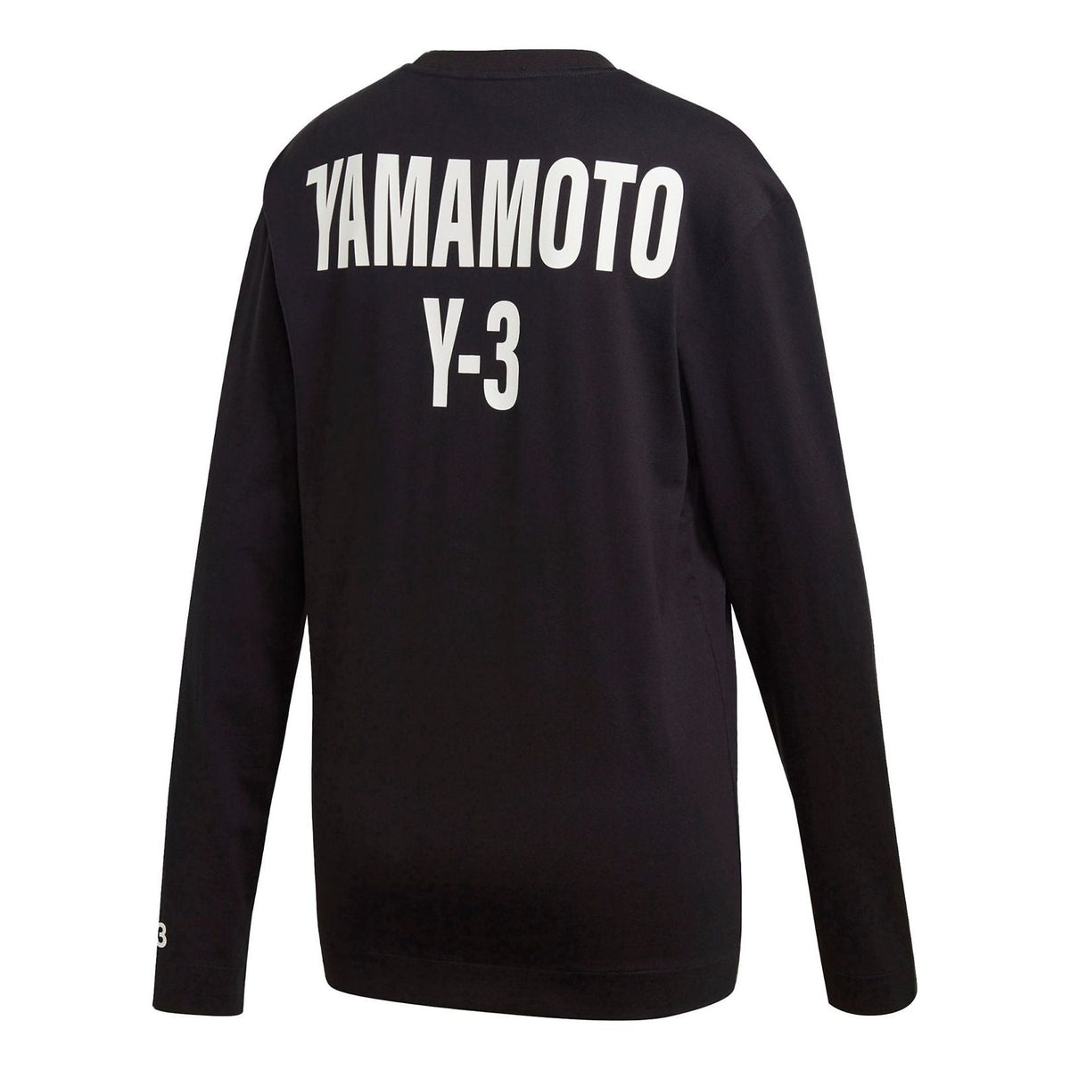 Men's Y-3 CH2 Back Alphabet Long Sleeves Black GK4369