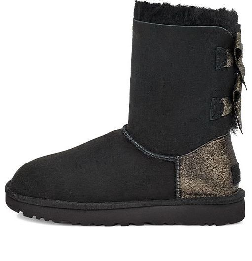 (WMNS) UGG Bailey Bow Glitz 'Black' 1120884-BLK