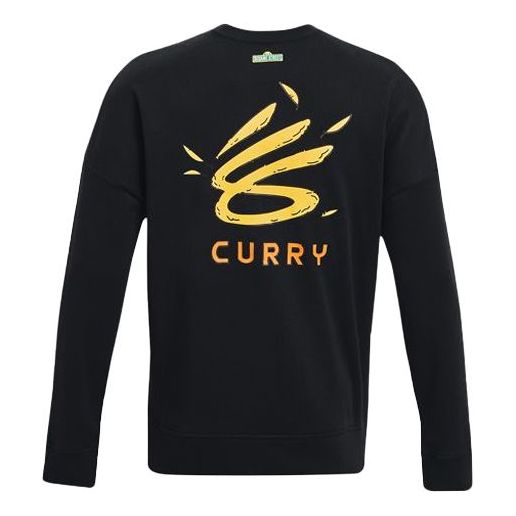 Under Armour Curry Big Bird Long Sleeve T-shirt 'Black Yellow' 1369617-001