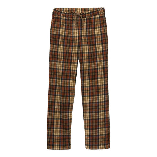 Vans Range Loose Tapered Flannel Trousers 'Red Brown' VN0008MZCBC